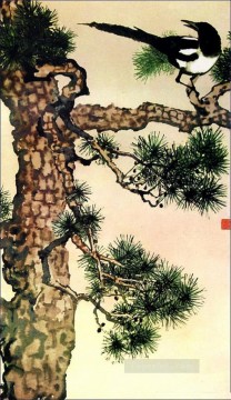 Chino Painting - Pastel Xu Beihong en la rama 2 China tradicional